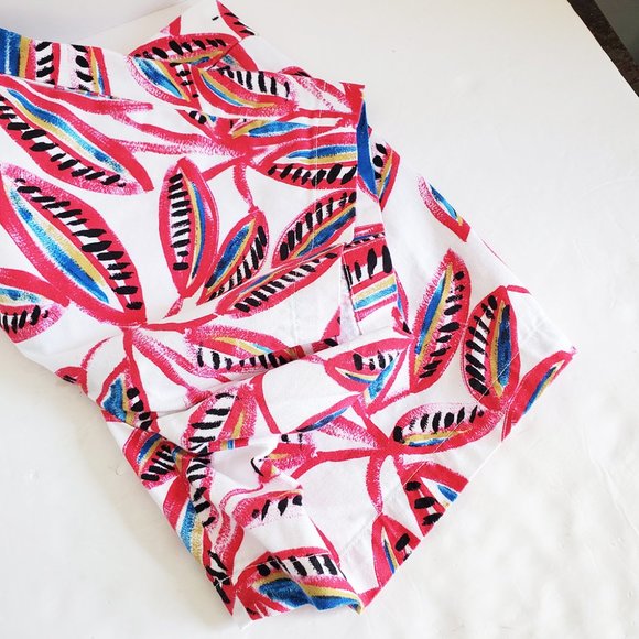 J. CREW FACTORY 5" Leaf Printed Chinos 4 - Picture 7 of 7